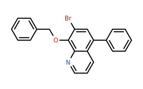 CAS 1956355-51-3 | 8-(Benzyloxy)-7-bromo-5-phenylquinoline
