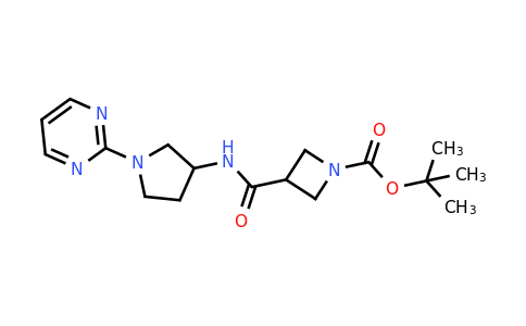 CAS 1956356-07-2 | tert-Butyl 3-((1-(pyrimidin-2-yl)pyrrolidin-3-yl)carbamoyl)azetidine-1-carboxylate