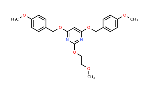 CAS 1956364-82-1 | 4,6-Bis((4-methoxybenzyl)oxy)-2-(2-methoxyethoxy)pyrimidine