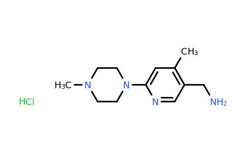 CAS 1956366-88-3 | (4-methyl-6-(4-methylpiperazin-1-yl)pyridin-3-yl)methanamine hydrochloride