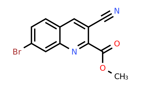 CAS 1956367-52-4 | Methyl 7-bromo-3-cyanoquinoline-2-carboxylate