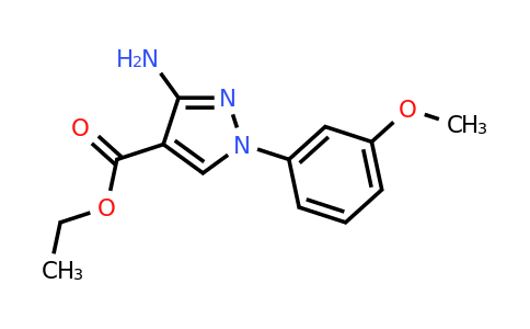 CAS 1956369-24-6 | Ethyl 3-amino-1-(3-methoxyphenyl)-1H-pyrazole-4-carboxylate