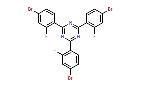 CAS 1956369-31-5 | 2,4,6-Tris(4-bromo-2-fluorophenyl)-1,3,5-triazine