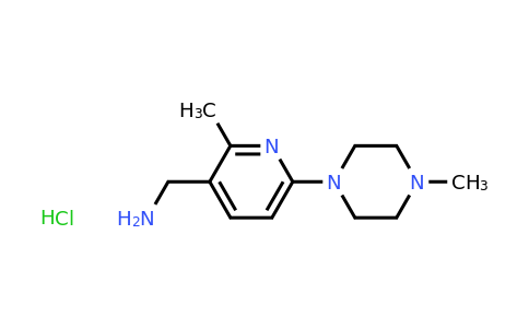 CAS 1956369-46-2 | (2-methyl-6-(4-methylpiperazin-1-yl)pyridin-3-yl)methanamine hydrochloride