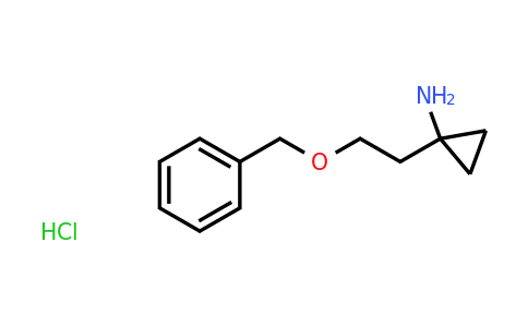CAS 1956369-47-3 | 1-(2-(Benzyloxy)ethyl)cyclopropanamine hydrochloride