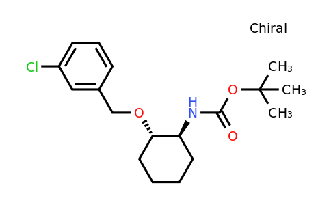 CAS 1956370-85-6 | tert-Butyl ((1S,2S)-2-((3-chlorobenzyl)oxy)cyclohexyl)carbamate