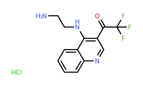 CAS 1956371-45-1 | 1-(4-((2-Aminoethyl)amino)quinolin-3-yl)-2,2,2-trifluoroethanone hydrochloride