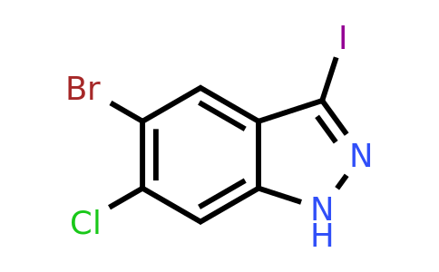 CAS 1956371-54-2 | 5-bromo-6-chloro-3-iodo-1H-indazole