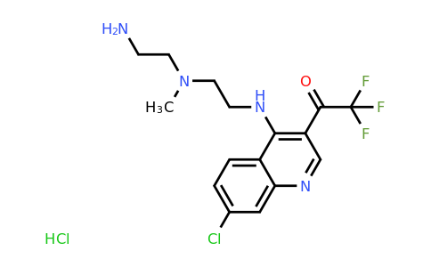 CAS 1956371-96-2 | 1-(4-((2-((2-Aminoethyl)(methyl)amino)ethyl)amino)-7-chloroquinolin-3-yl)-2,2,2-trifluoroethanone hydrochloride