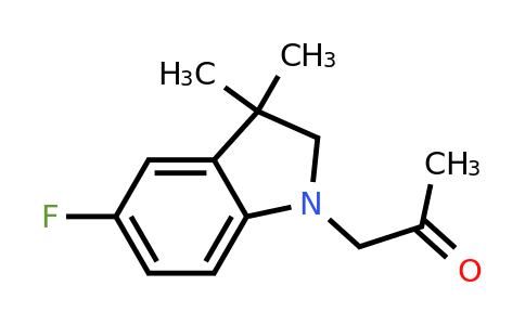 CAS 1956376-90-1 | 1-(5-Fluoro-3,3-dimethylindolin-1-yl)propan-2-one