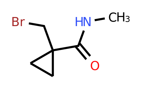 CAS 1956379-54-6 | 1-(Bromomethyl)-N-methylcyclopropanecarboxamide