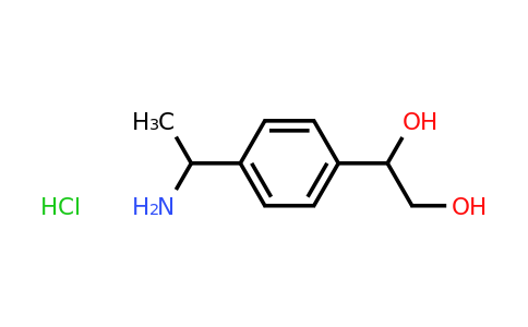 CAS 1956379-94-4 | 1-(4-(1-Aminoethyl)phenyl)ethane-1,2-diol hydrochloride