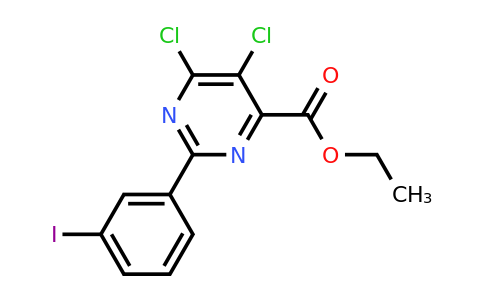 CAS 1956380-69-0 | Ethyl 5,6-dichloro-2-(3-iodophenyl)pyrimidine-4-carboxylate