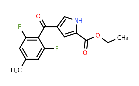CAS 1956380-78-1 | Ethyl 4-(2,6-difluoro-4-methylbenzoyl)-1H-pyrrole-2-carboxylate