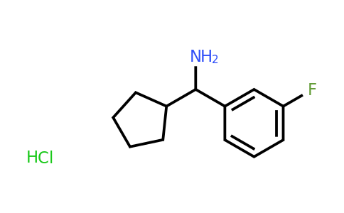 CAS 1956381-66-0 | Cyclopentyl(3-fluorophenyl)methanamine hydrochloride