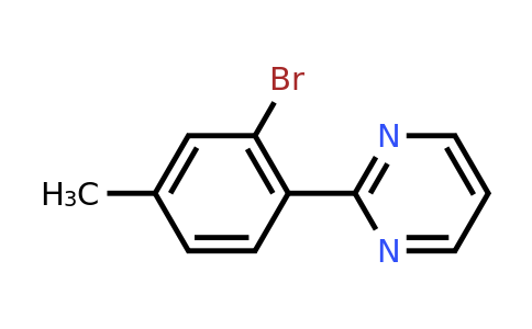 CAS 1956381-91-1 | 2-(2-Bromo-4-methylphenyl)pyrimidine