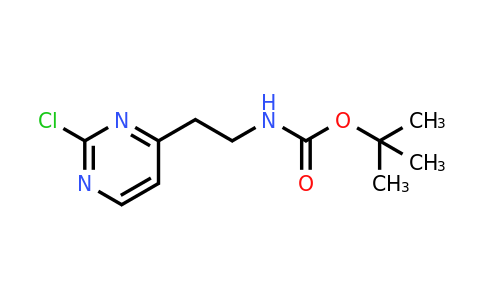 CAS 1956382-11-8 | tert-Butyl (2-(2-chloropyrimidin-4-yl)ethyl)carbamate