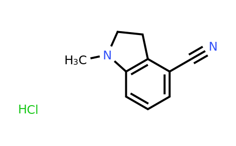 CAS 1956382-90-3 | 1-Methylindoline-4-carbonitrile hydrochloride