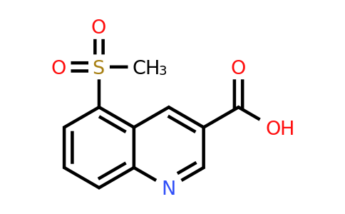 CAS 1956383-11-1 | 5-(Methylsulfonyl)quinoline-3-carboxylic acid