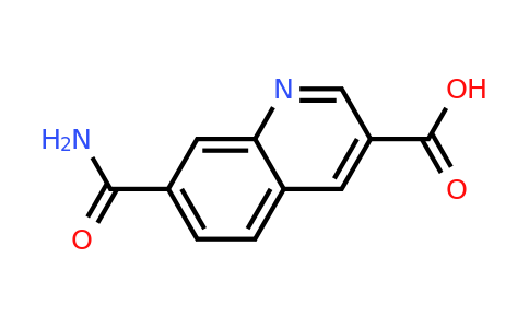 CAS 1956384-84-1 | 7-Carbamoylquinoline-3-carboxylic acid