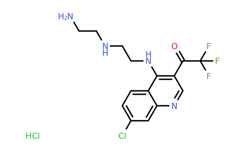 CAS 1956385-50-4 | 1-(4-((2-((2-Aminoethyl)amino)ethyl)amino)-7-chloroquinolin-3-yl)-2,2,2-trifluoroethanone hydrochloride
