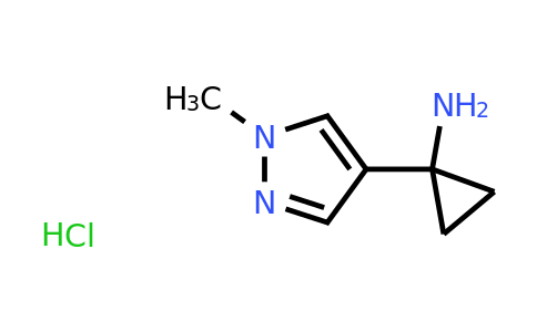 CAS 1956389-92-6 | 1-(1-Methyl-1H-pyrazol-4-yl)-cyclopropylamine hydrochloride