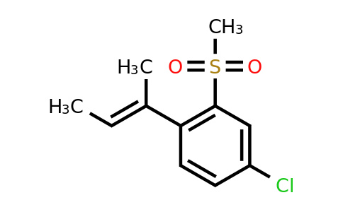 CAS 1956426-68-8 | 1-((E)-but-2-en-2-yl)-4-chloro-2-(methylsulfonyl)benzene