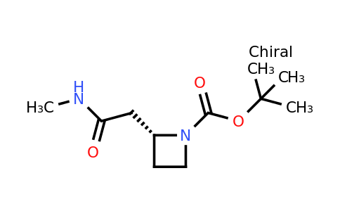 CAS 1956434-53-9 | (R)-tert-Butyl 2-(2-(methylamino)-2-oxoethyl)azetidine-1-carboxylate