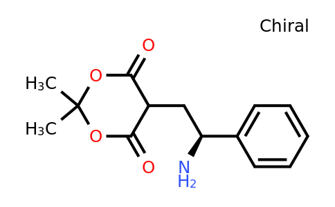 CAS 1956434-58-4 | (S)-5-(2-Amino-2-phenylethyl)-2,2-dimethyl-1,3-dioxane-4,6-dione