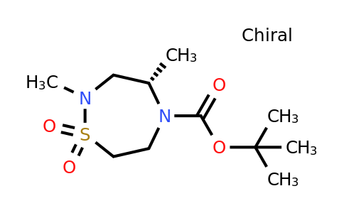 CAS 1956435-03-2 | (S)-tert-Butyl 2,4-dimethyl-1,2,5-thiadiazepane-5-carboxylate 1,1-dioxide