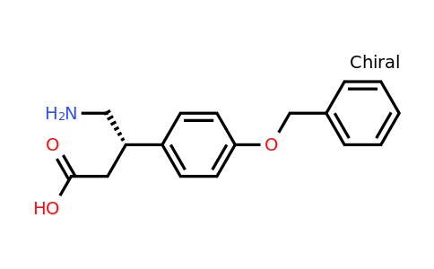 CAS 1956436-02-4 | (S)-4-Amino-3-(4-(benzyloxy)phenyl)butanoic acid