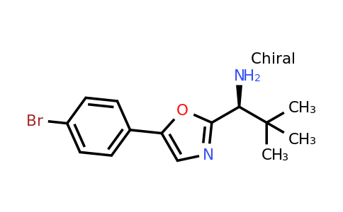 CAS 1956436-23-9 | (S)-1-(5-(4-Bromophenyl)oxazol-2-yl)-2,2-dimethylpropan-1-amine