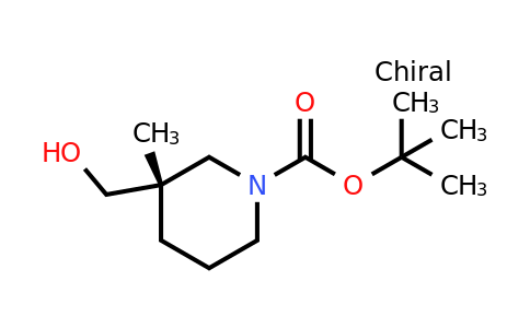 CAS 1956437-11-8 | (S)-tert-Butyl 3-(hydroxymethyl)-3-methylpiperidine-1-carboxylate