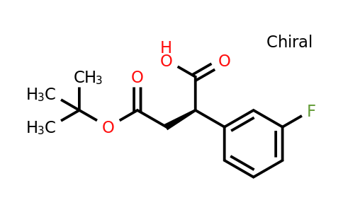 CAS 1956437-23-2 | (R)-4-(tert-Butoxy)-2-(3-fluorophenyl)-4-oxobutanoic acid
