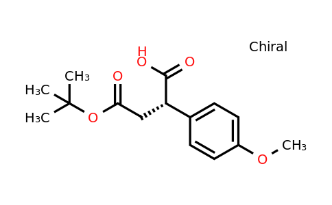 CAS 1956437-25-4 | (S)-4-(tert-Butoxy)-2-(4-methoxyphenyl)-4-oxobutanoic acid