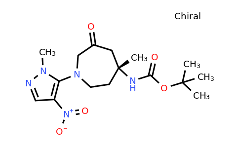 CAS 1956437-88-9 | (R)-tert-Butyl (4-methyl-1-(1-methyl-4-nitro-1H-pyrazol-5-yl)-6-oxoazepan-4-yl)carbamate