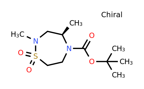 CAS 1956437-93-6 | (R)-tert-Butyl 2,4-dimethyl-1,2,5-thiadiazepane-5-carboxylate 1,1-dioxide
