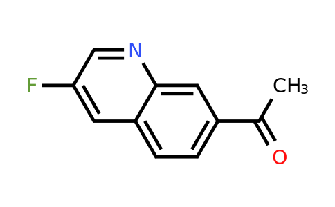 CAS 1958100-78-1 | 1-(3-Fluoroquinolin-7-yl)ethanone