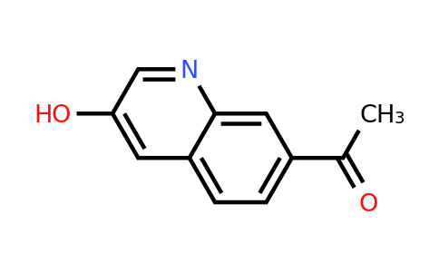 CAS 1958100-86-1 | 1-(3-Hydroxyquinolin-7-yl)ethanone