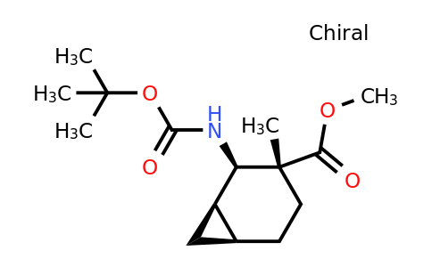 CAS 1958100-87-2 | methyl (1r,2r,3r,6s)-rel-2-{[(tert-butoxy)carbonyl]amino}-3-methylbicyclo[4.1.0]heptane-3-carboxylate