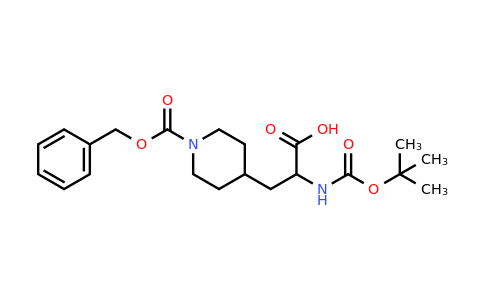 CAS 195877-90-8 | 3-(1-Cbz-4-piperidyl)-2-(boc-amino)propanoic acid