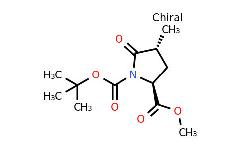CAS 196394-49-7 | 1-tert-butyl 2-methyl (2S,4R)-4-methyl-5-oxopyrrolidine-1,2-dicarboxylate