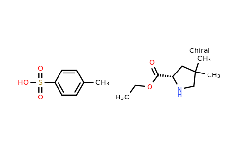 CAS 1965305-31-0 | (S)-4,4-Dimethyl-pyrrolidine-2-carboxylic acid ethyl ester tosylate
