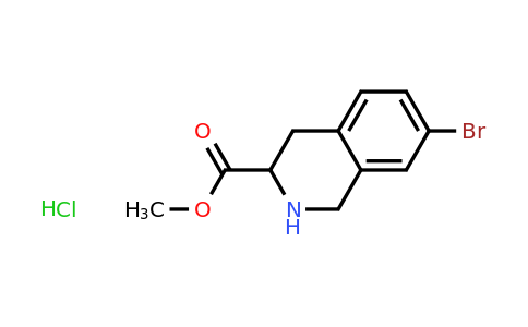 CAS 1965308-79-5 | 7-Bromo-1,2,3,4-tetrahydro-isoquinoline-3-carboxylic acid methyl ester hydrochloride