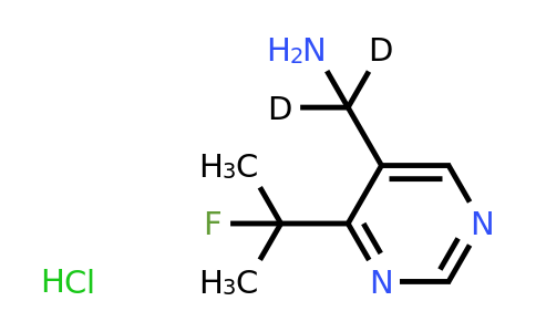 CAS 1965308-93-3 | 1,1-Dideutero-1-[4-(1-fluoro-1-methyl-ethyl)-pyrimidin-5-yl]-methylamine hydrochloride