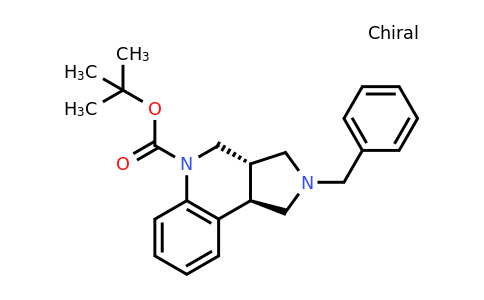 CAS 1965309-26-5 | trans-2-Benzyl-1,2,3,3a,4,9b-hexahydro-pyrrolo[3,4-c]quinoline-5-carboxylic acid tert-butyl ester