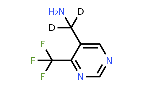 CAS 1965309-50-5 | 1,1-Dideutero-1-(4-trifluoromethyl-pyrimidin-5-yl)-methylamine
