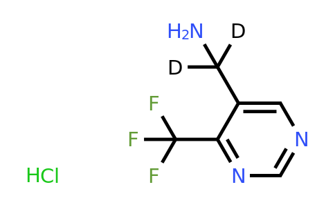 CAS 1965309-51-6 | 1,1-Dideutero-1-(4-trifluoromethyl-pyrimidin-5-yl)-methylamine hydrochloride
