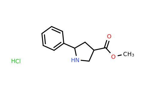 CAS 1965309-63-0 | Methyl 5-phenyl-pyrrolidine-3-carboxylate hydrochloride
