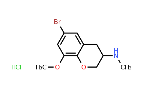 CAS 1965309-91-4 | (6-Bromo-8-methoxy-chroman-3-yl)-methylamine hydrochloride